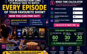 Binge Time Calculator