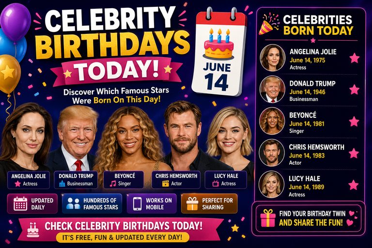 Celebrity Birthdays Today