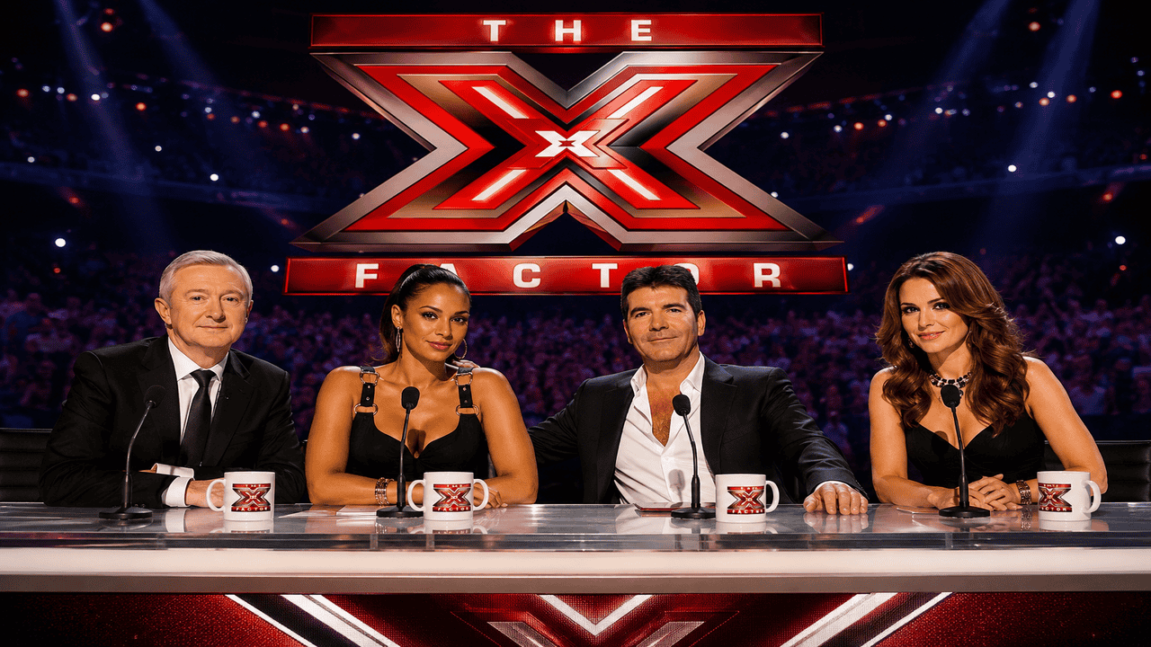 The X Factor judges panel scene